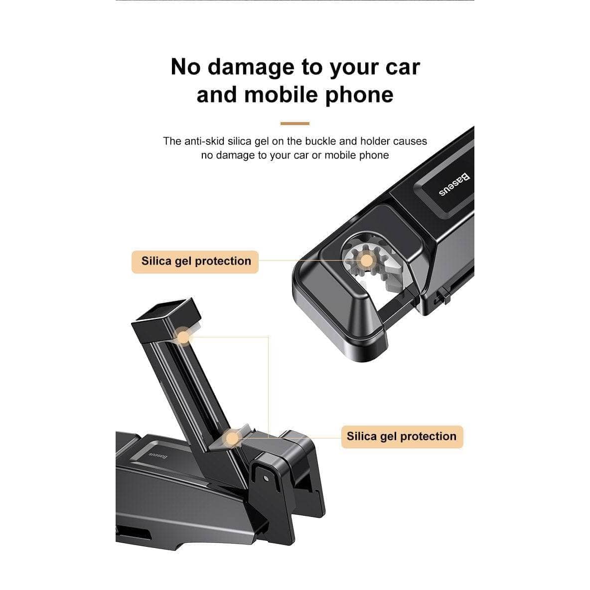 Baseus Car Phone Holder Headrest Hooks for iPhone Huawei Back Seat Hook Car Mount Holder Fastener Seat Back Organizer Bag Hanger-Mobile Phone Stands-Baseus-www.PhoneGuy.com.au