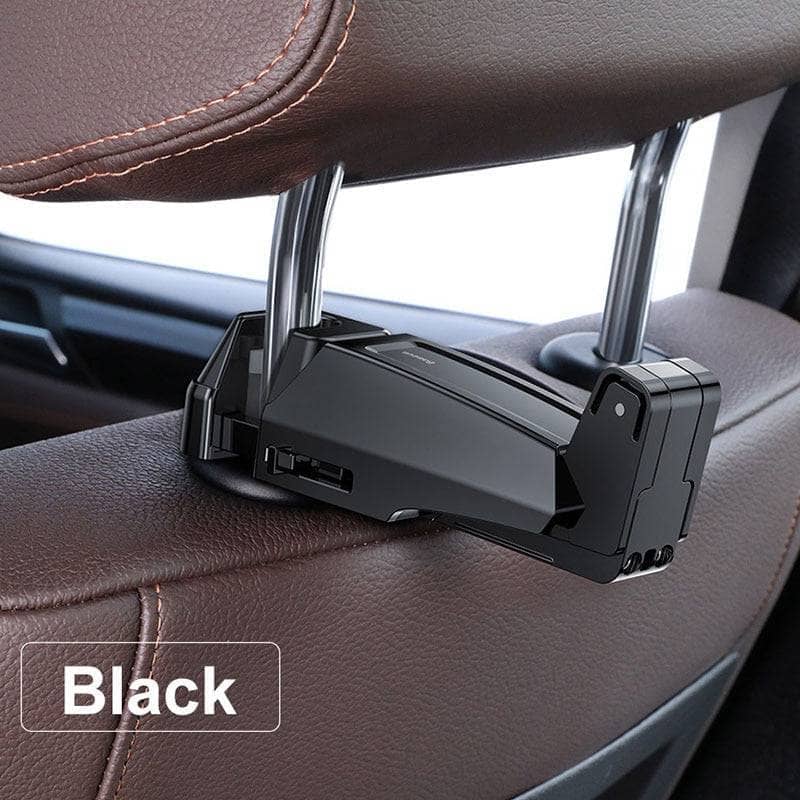 Baseus Car Phone Holder Headrest Hooks for iPhone Huawei Back Seat Hook Car Mount Holder Fastener Seat Back Organizer Bag Hanger-Mobile Phone Stands-Baseus-www.PhoneGuy.com.au