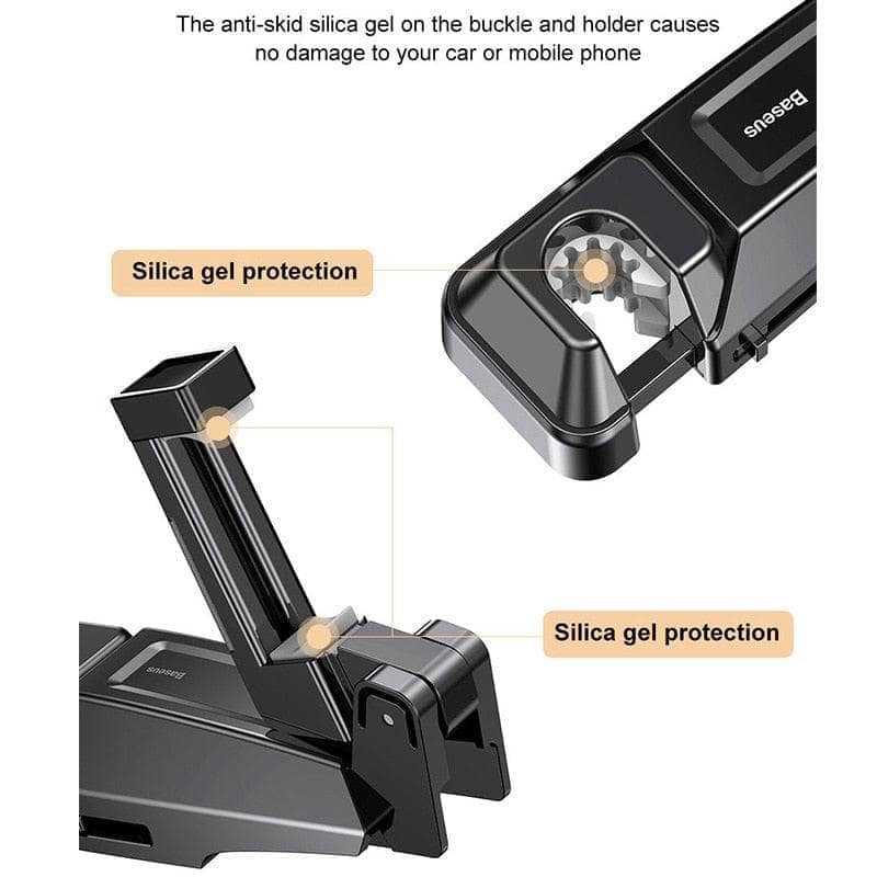 Baseus Car Phone Holder Headrest Hooks for iPhone Huawei Back Seat Hook Car Mount Holder Fastener Seat Back Organizer Bag Hanger-Mobile Phone Stands-Baseus-www.PhoneGuy.com.au