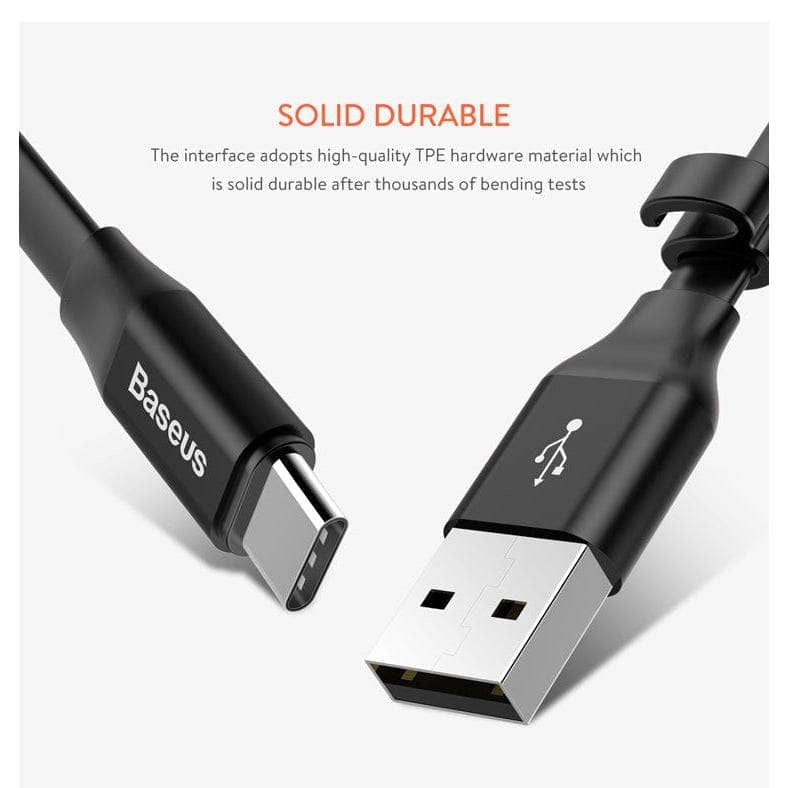 Baseus Short Portable Cable for iPhone Samsung Android Micro USB Type C-cable-Baseus-www.PhoneGuy.com.au