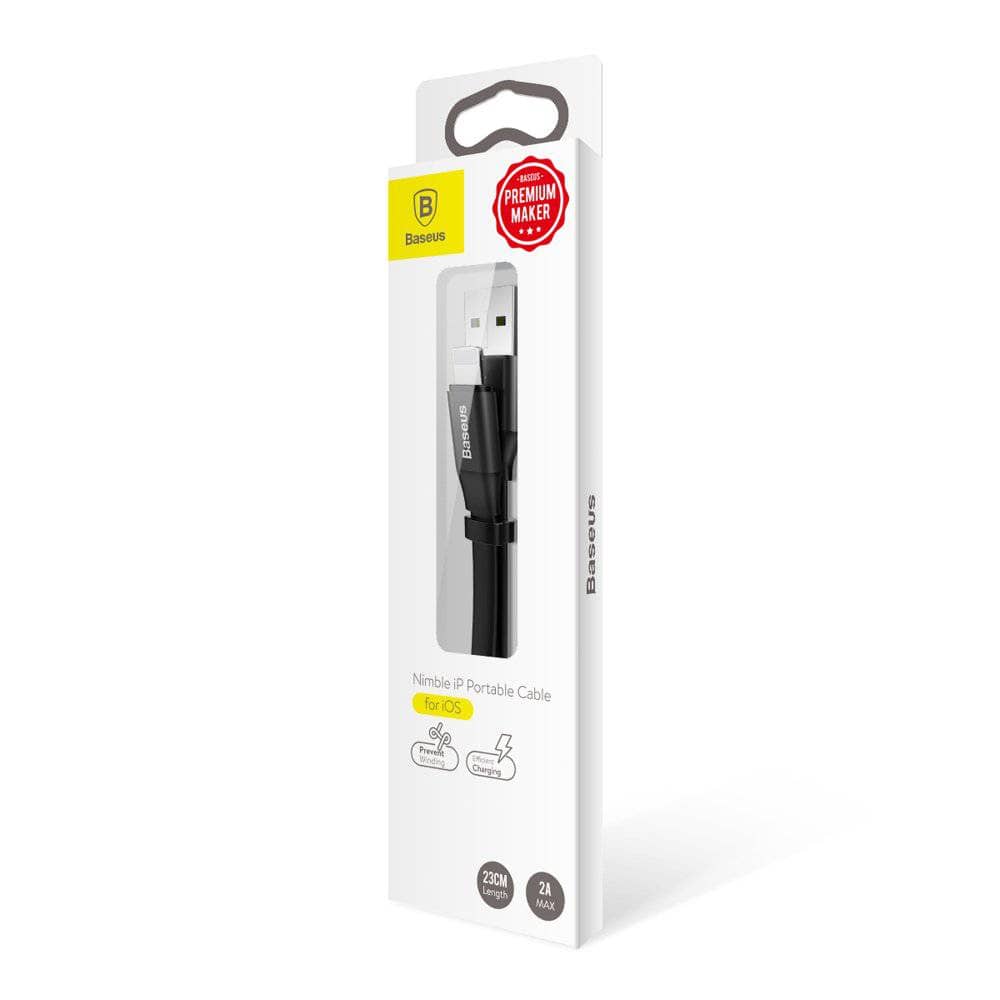 Baseus Short Portable Cable for iPhone Samsung Android Micro USB Type C-cable-Baseus-www.PhoneGuy.com.au