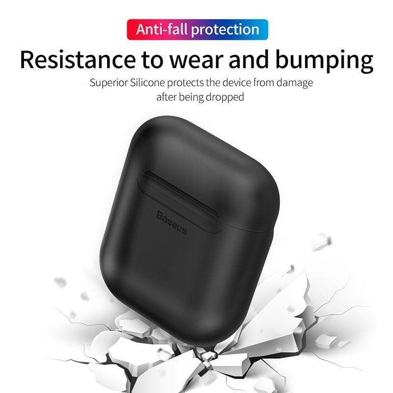 Baseus Silicon Super Thin Gel Case for Airpods 1/2-Airpods Case-Baseus-www.PhoneGuy.com.au