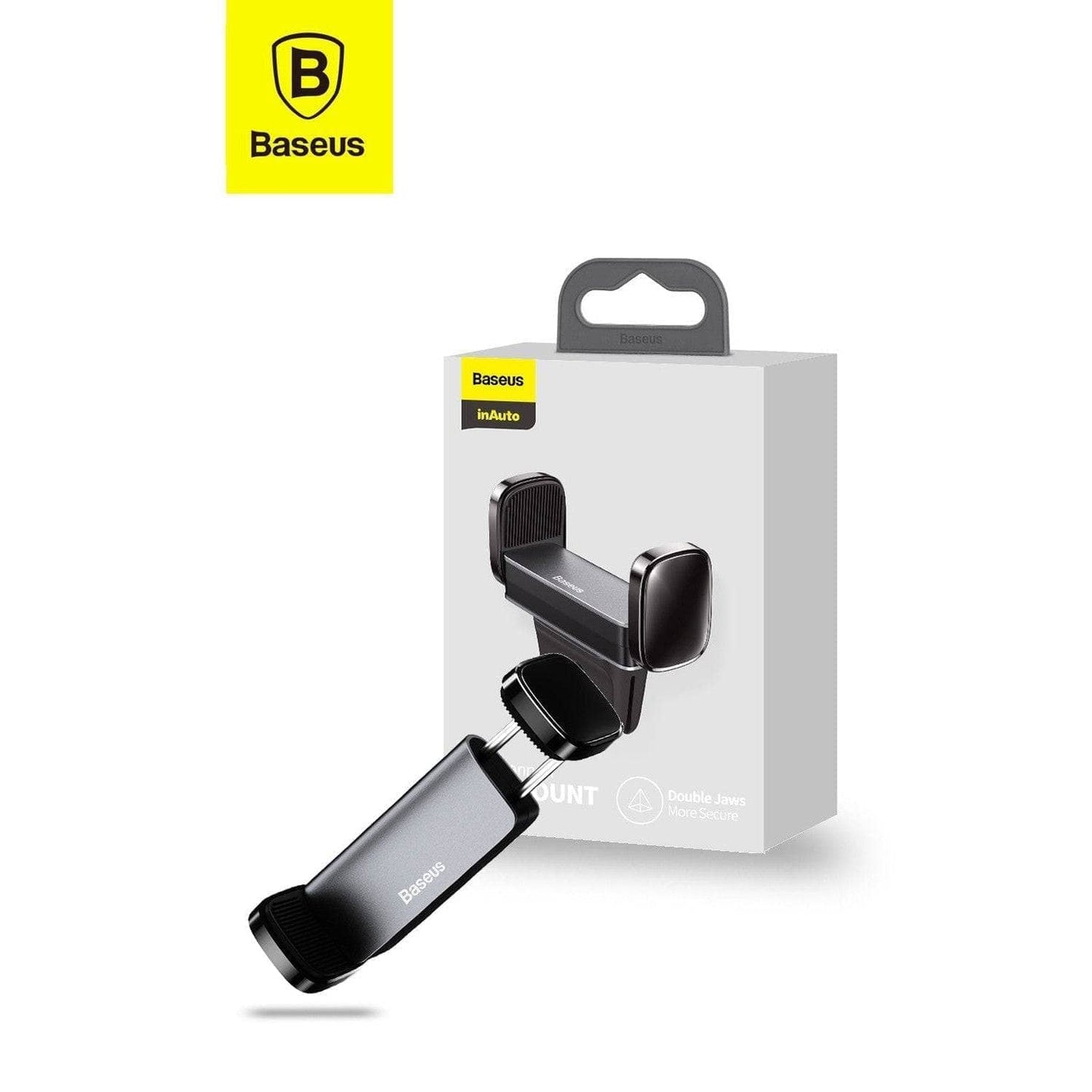 Baseus Steel Cannon Air Outlet Car Holder - Black-Holder-Baseus-www.PhoneGuy.com.au