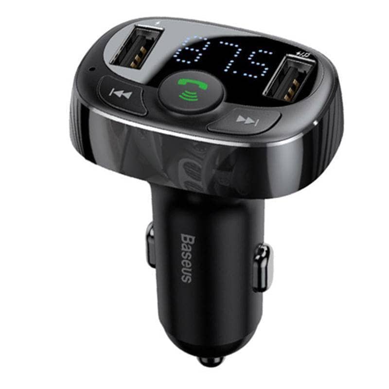 Baseus T Type S09A FM Transmitter MP3 Car Player Fast Charger Bluetooth Wireless Music-Audio-Baseus-www.PhoneGuy.com.au