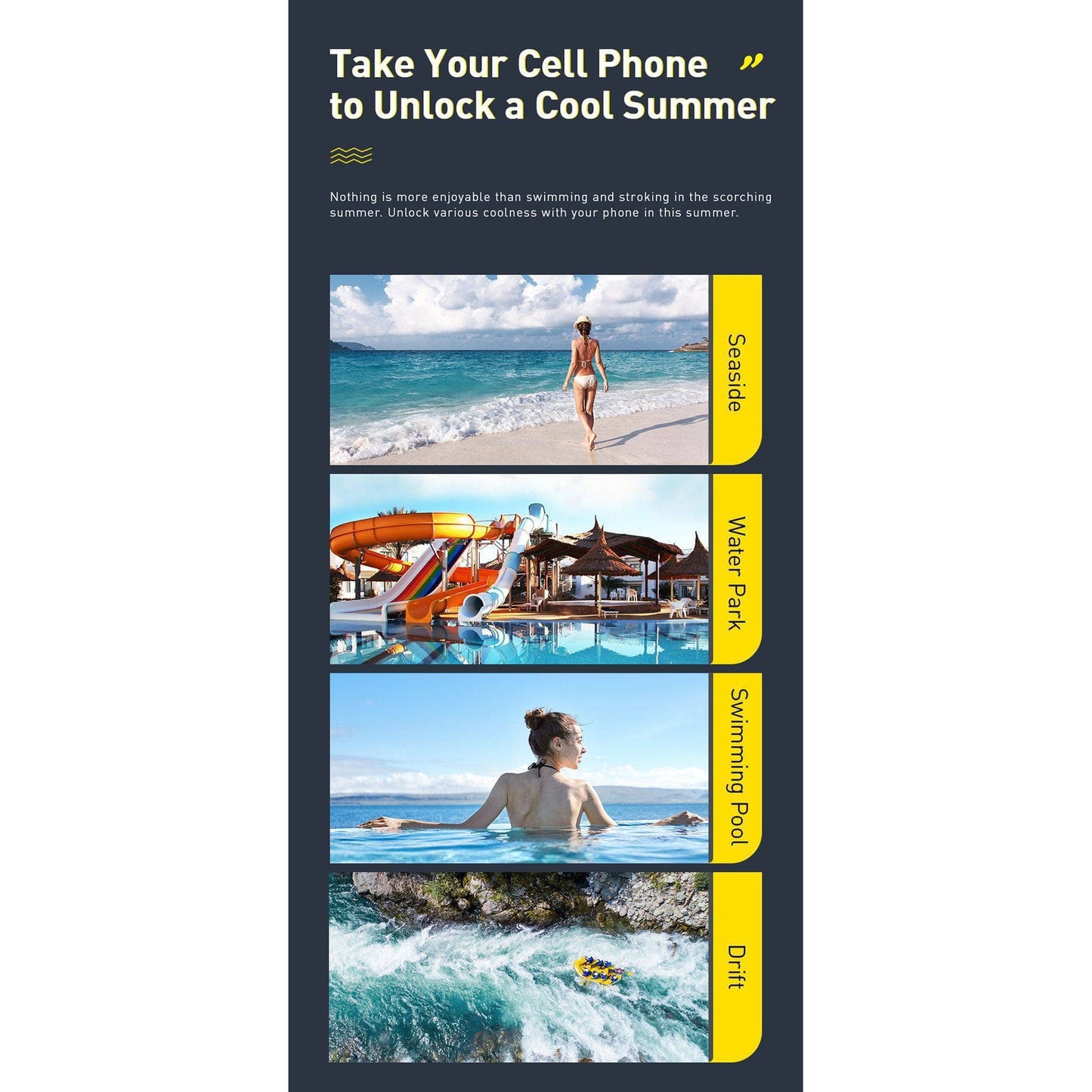 Baseus Waterproof Bag - Black-phone case-Case & Gear - phoneguy.com.au-www.PhoneGuy.com.au