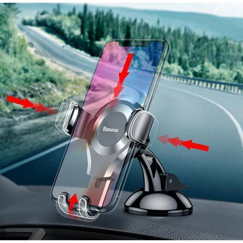 Baseus XP09 Suction Gravity Car Mount Universal Cradle Jelly Suction Dashboard Suitable-Holders-Baseus-www.PhoneGuy.com.au