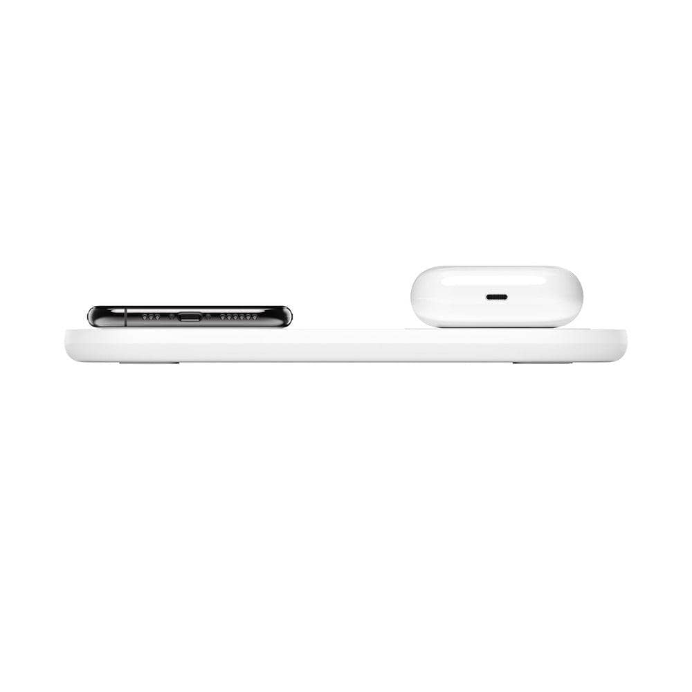Belkin BOOST CHARGE Dual 15W Wireless Charging Pad - Universally compatible - White-Charging - Wireless Chargers-BELKIN-www.PhoneGuy.com.au