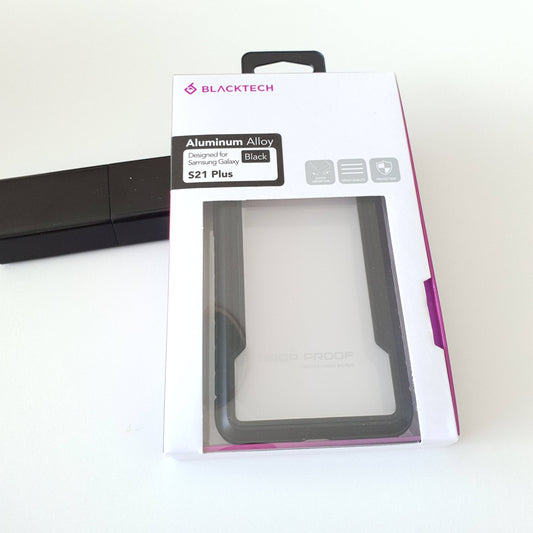 Blacktech Aluminum Frame Armour Case Anti Shock for Samsung S21 Ultra S21+-Phone Case-Blacktech-www.PhoneGuy.com.au