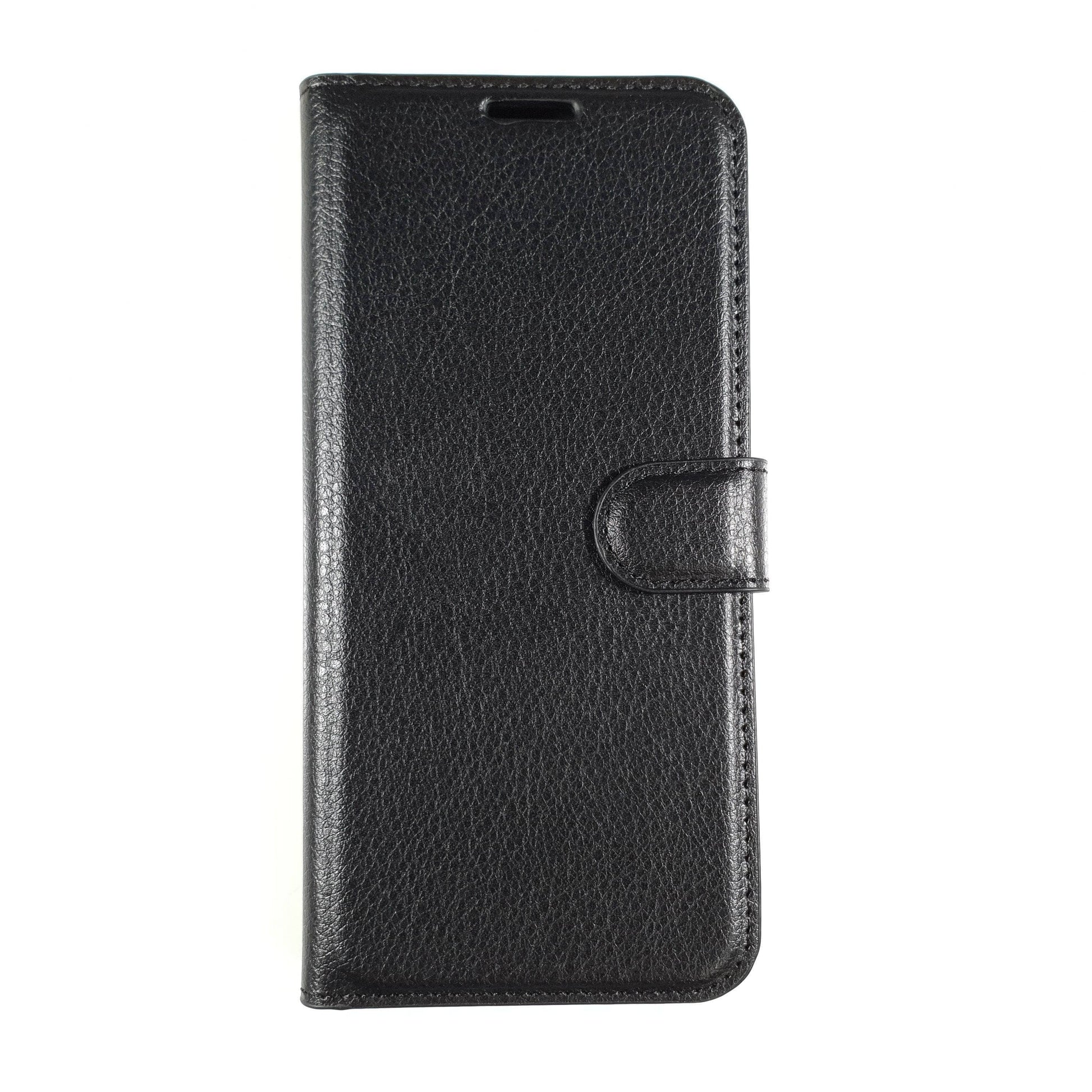 Blacktech Black Wallet Case Folio for OPPO Find X2 Pro NEO Lite with Pockets Cards-Phone Case-Blacktech-www.PhoneGuy.com.au