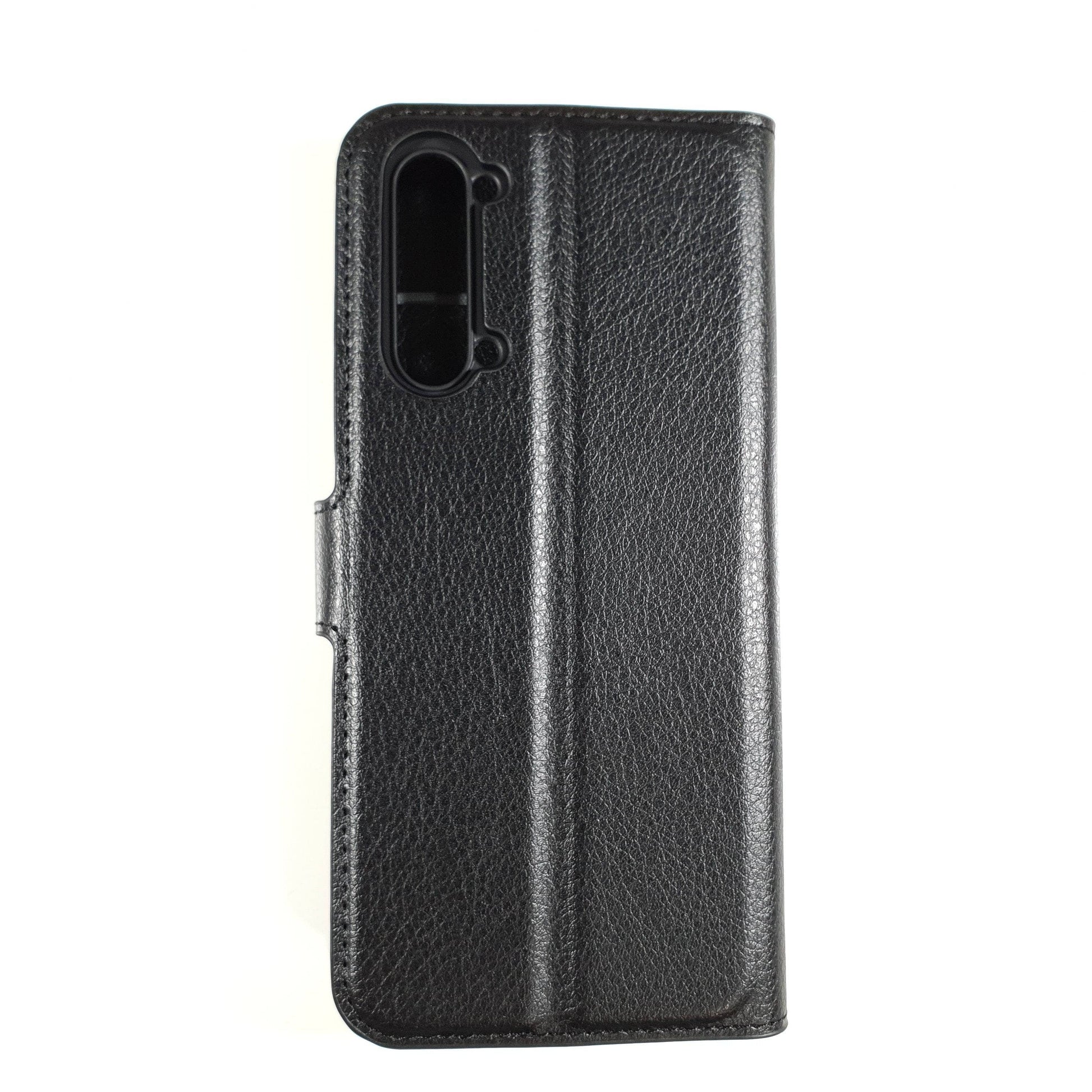 Blacktech Black Wallet Case Folio for OPPO Find X2 Pro NEO Lite with Pockets Cards-Phone Case-Blacktech-www.PhoneGuy.com.au