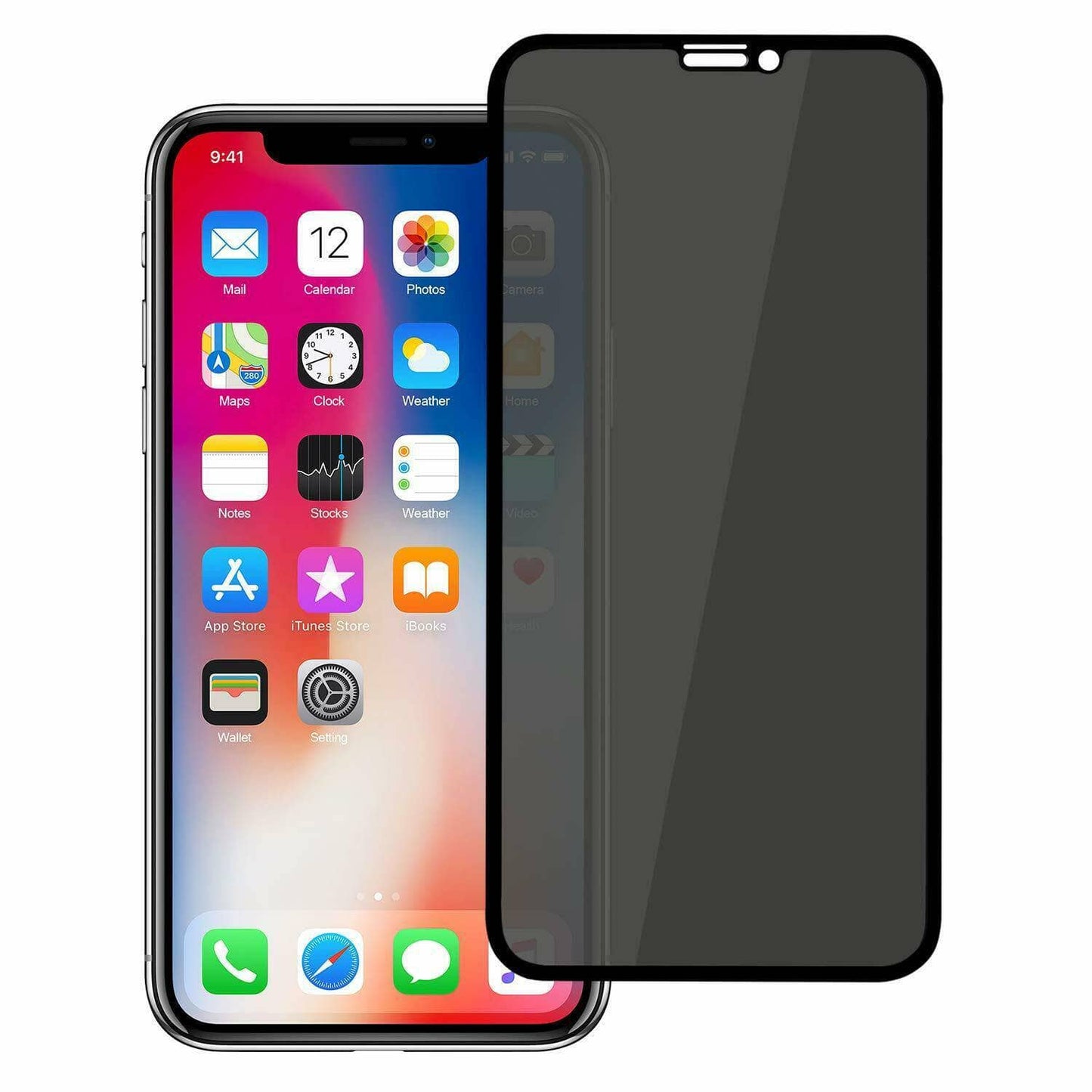 Blacktech Privacy Tempered Glass Screen Protector for iPhone 11 iPhone 12 Pro Max-Screen Protector-Blacktech-www.PhoneGuy.com.au