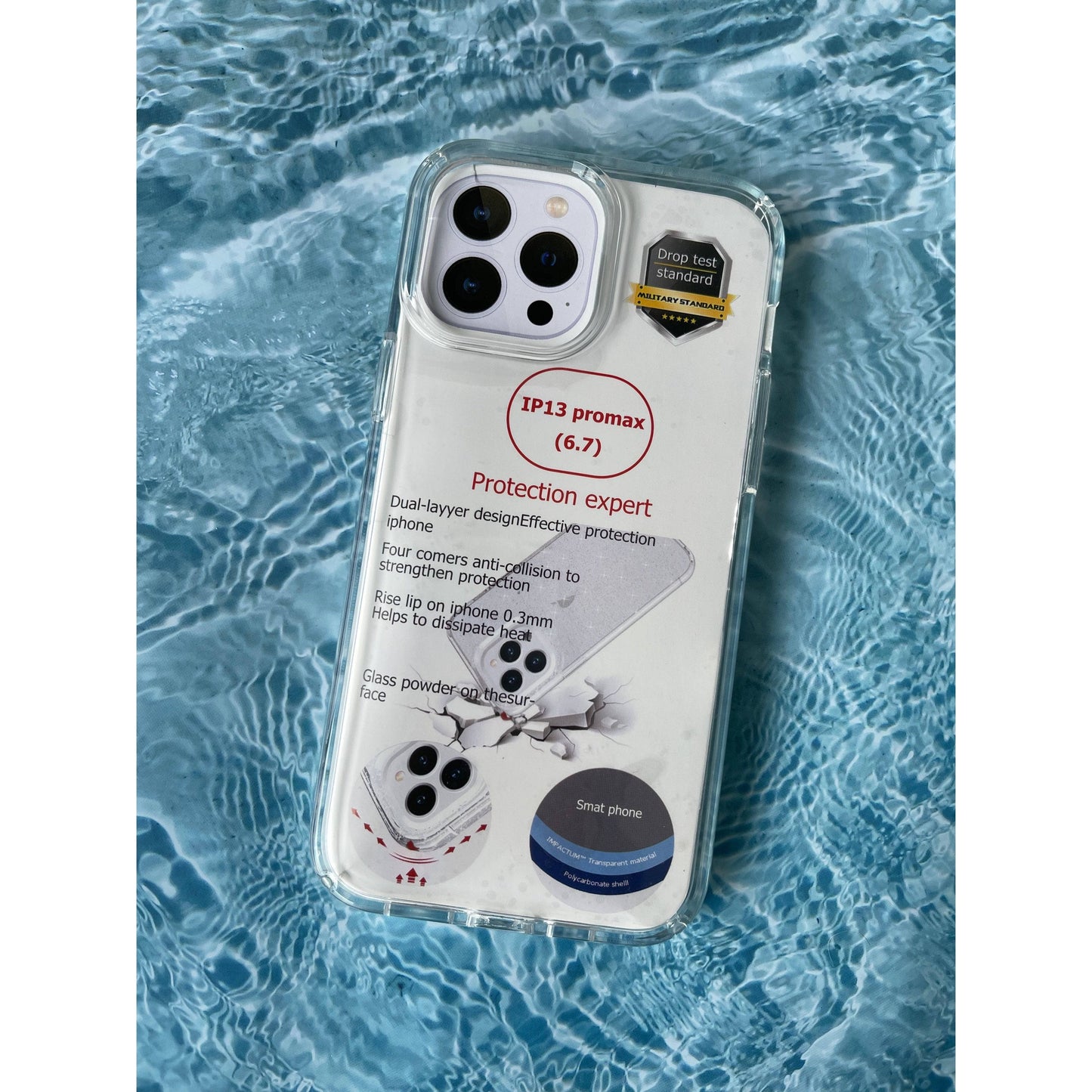Blacktech Shockproof Case Stay Clear for iPhone 13 Pro max mini 6.1 6.7 5.4-Phone Case-BLACKTECH-www.PhoneGuy.com.au