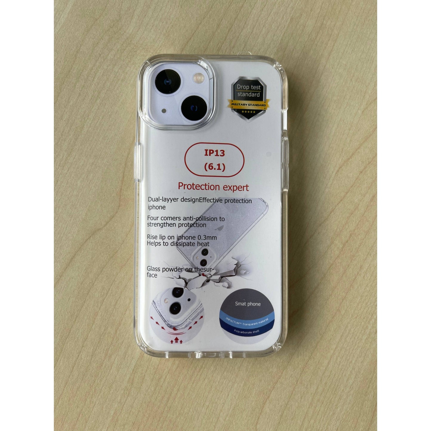 Blacktech Shockproof Case Stay Clear for iPhone 13 Pro max mini 6.1 6.7 5.4-Phone Case-BLACKTECH-www.PhoneGuy.com.au