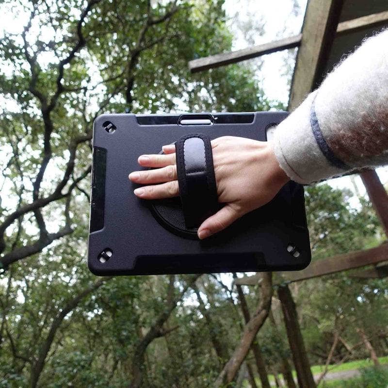 Blacktech Shockproof Case With Hand Strap Handle for iPad Pro Air mini Galaxy Tab-Tablet Case-Blacktech-www.PhoneGuy.com.au