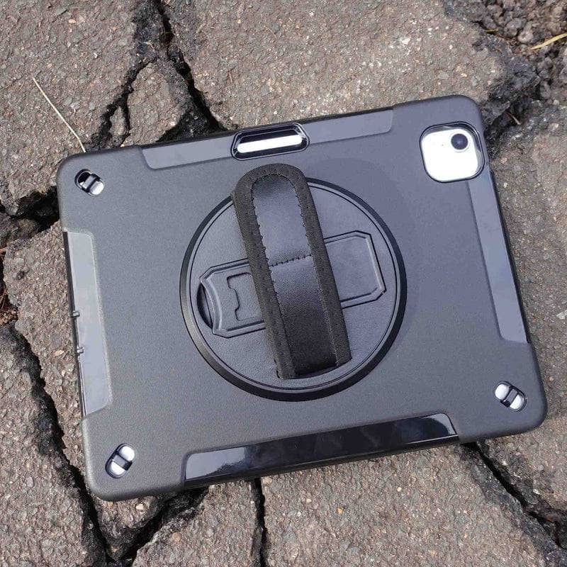 Blacktech Shockproof Case With Hand Strap Handle for iPad Pro Air mini Galaxy Tab-Tablet Case-Blacktech-www.PhoneGuy.com.au