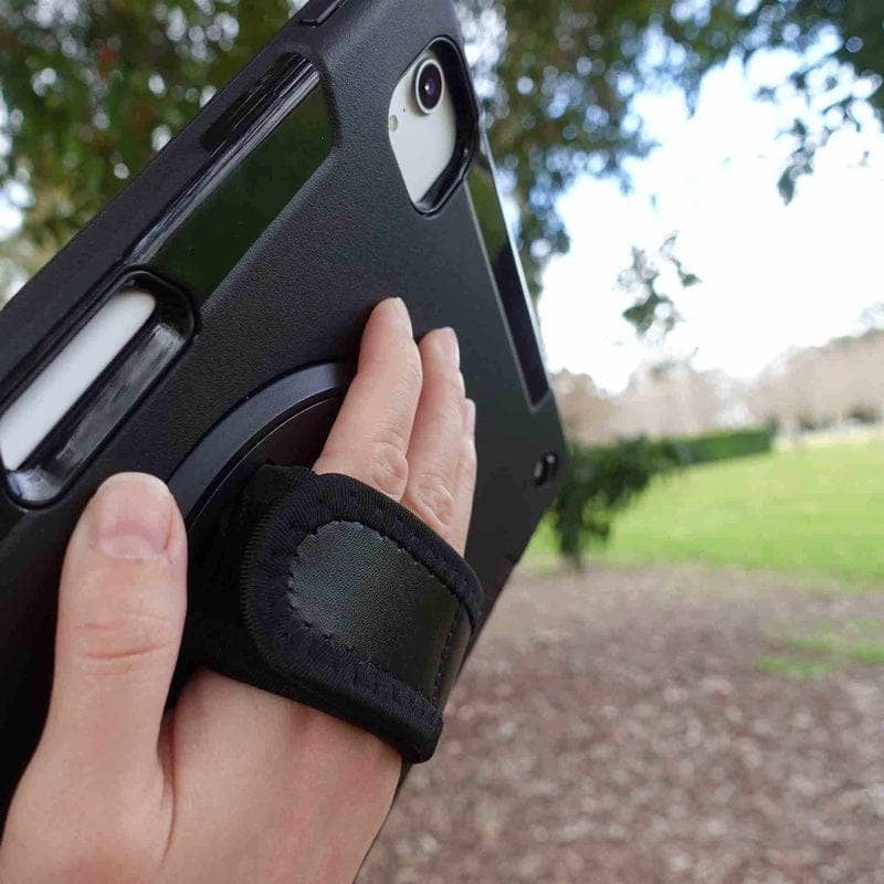 Blacktech Shockproof Case With Hand Strap Handle for iPad Pro Air mini Galaxy Tab-Tablet Case-Blacktech-www.PhoneGuy.com.au