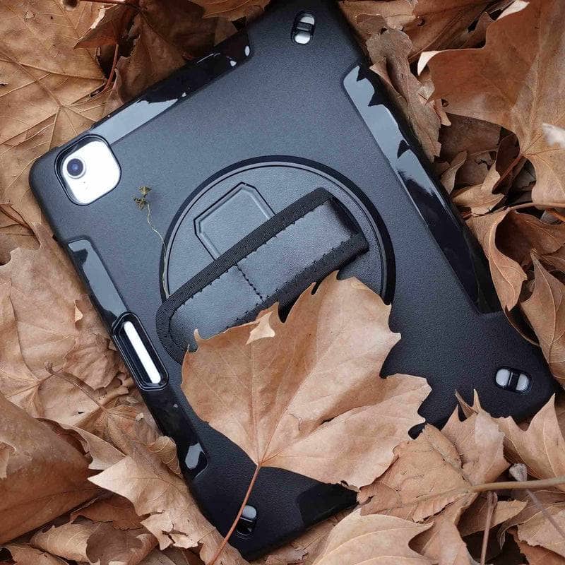 Blacktech Shockproof Case With Hand Strap Handle for iPad Pro Air mini Galaxy Tab-Tablet Case-Blacktech-www.PhoneGuy.com.au