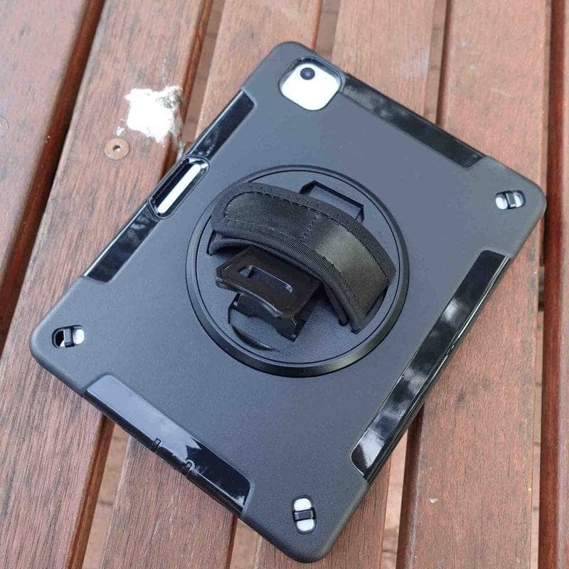 Blacktech Shockproof Case With Hand Strap Handle for iPad Pro Air mini Galaxy Tab-Tablet Case-Blacktech-www.PhoneGuy.com.au