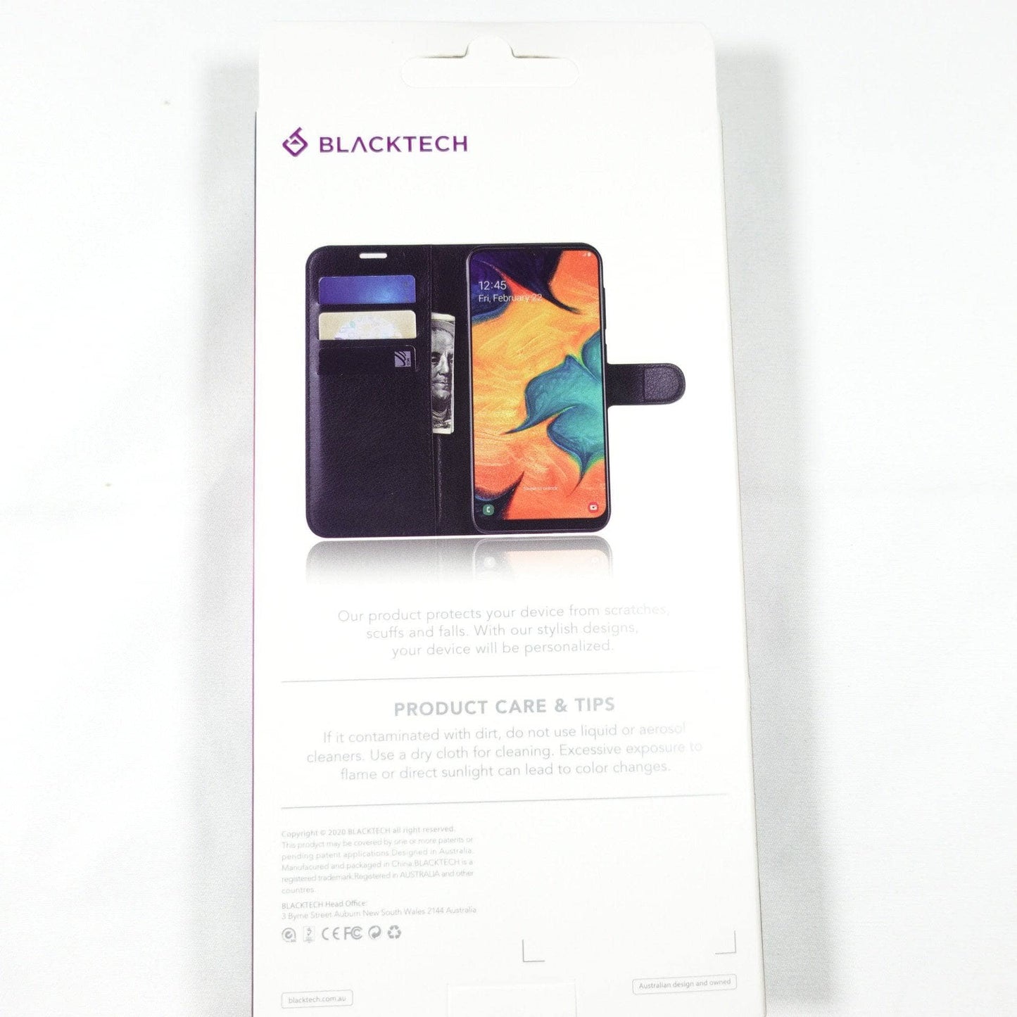Blacktech Wallet Case for iPhone 12 Pro Max /12/ 12 Mini with ID Pockets Stand Folio-Phone Case-Blacktech-www.PhoneGuy.com.au