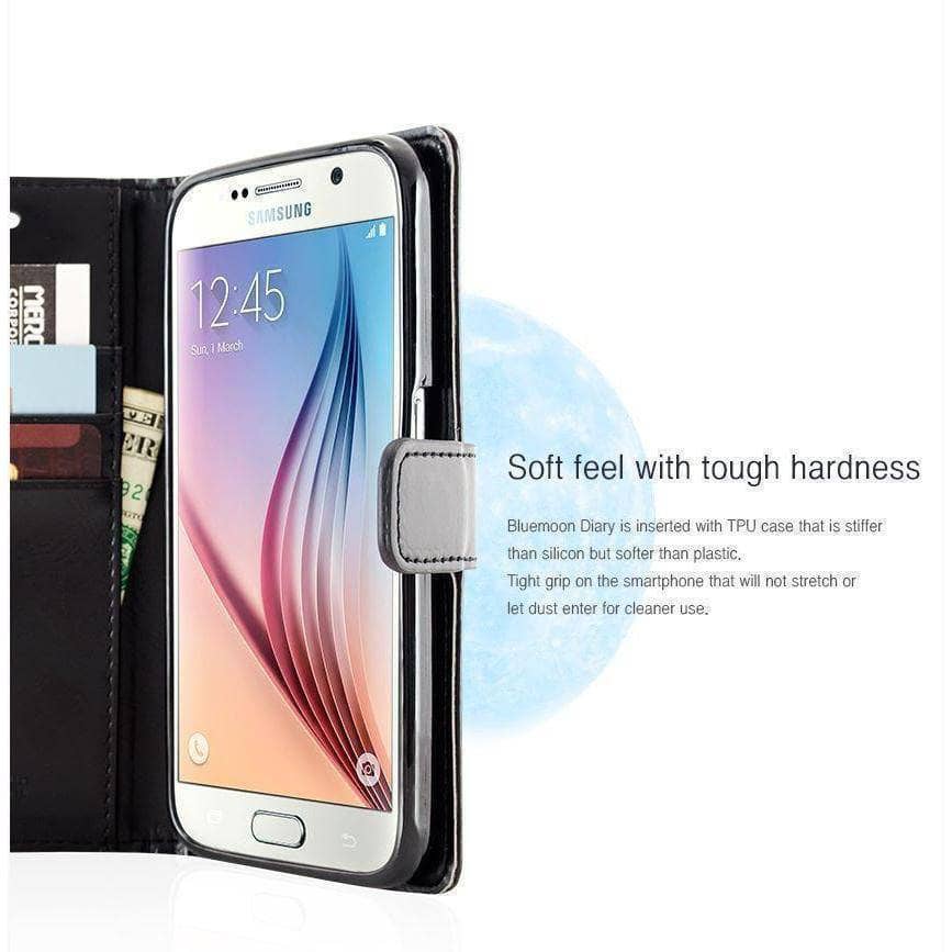Blue Moon Diary Wallet Flip Case for iPhone 6S 7/8 Plus-Phone Case-Goospery-www.PhoneGuy.com.au