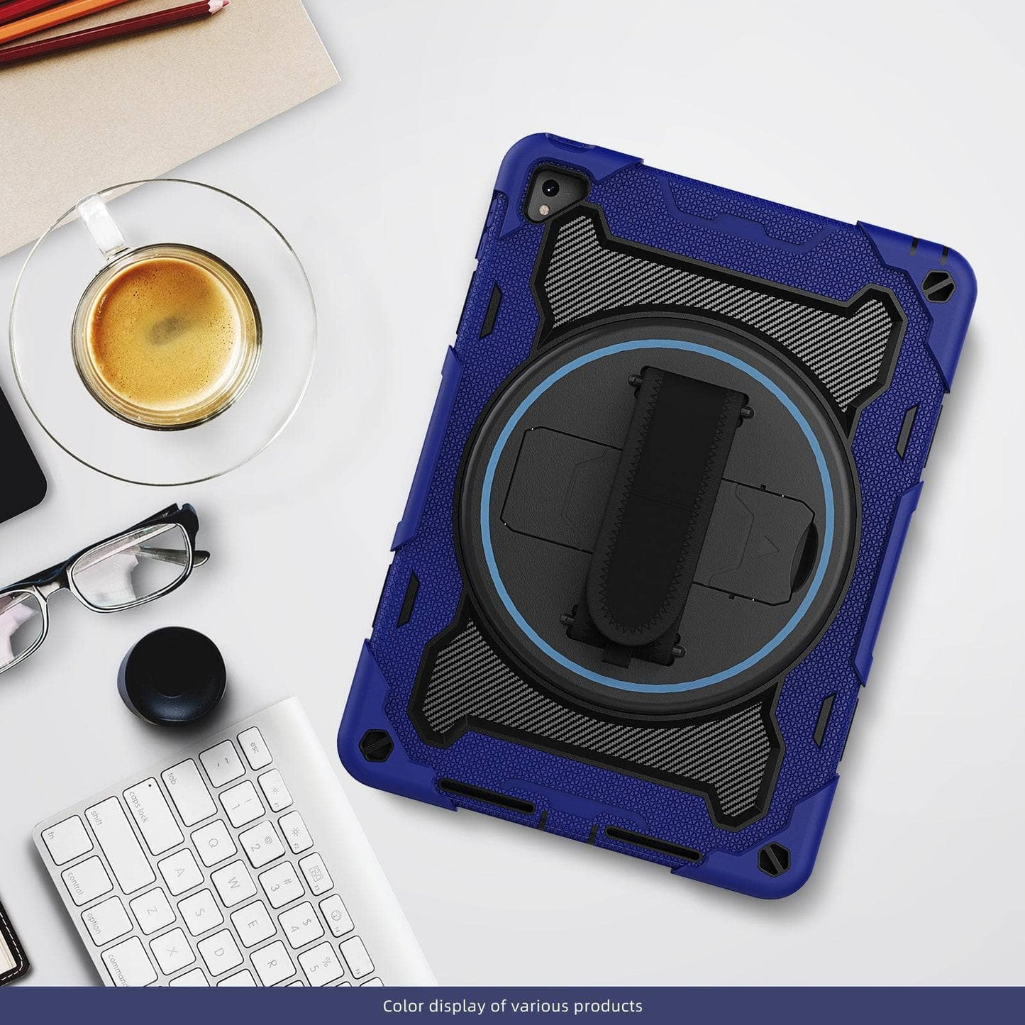 Case For iPad 9.7 2017 2018 Heavy Duty Shockproof Kids Cover For iPad Pro 9.7 inch 5th Generation Tablet Case Shoulder Strap-iPad Case-MASCOTS-www.PhoneGuy.com.au