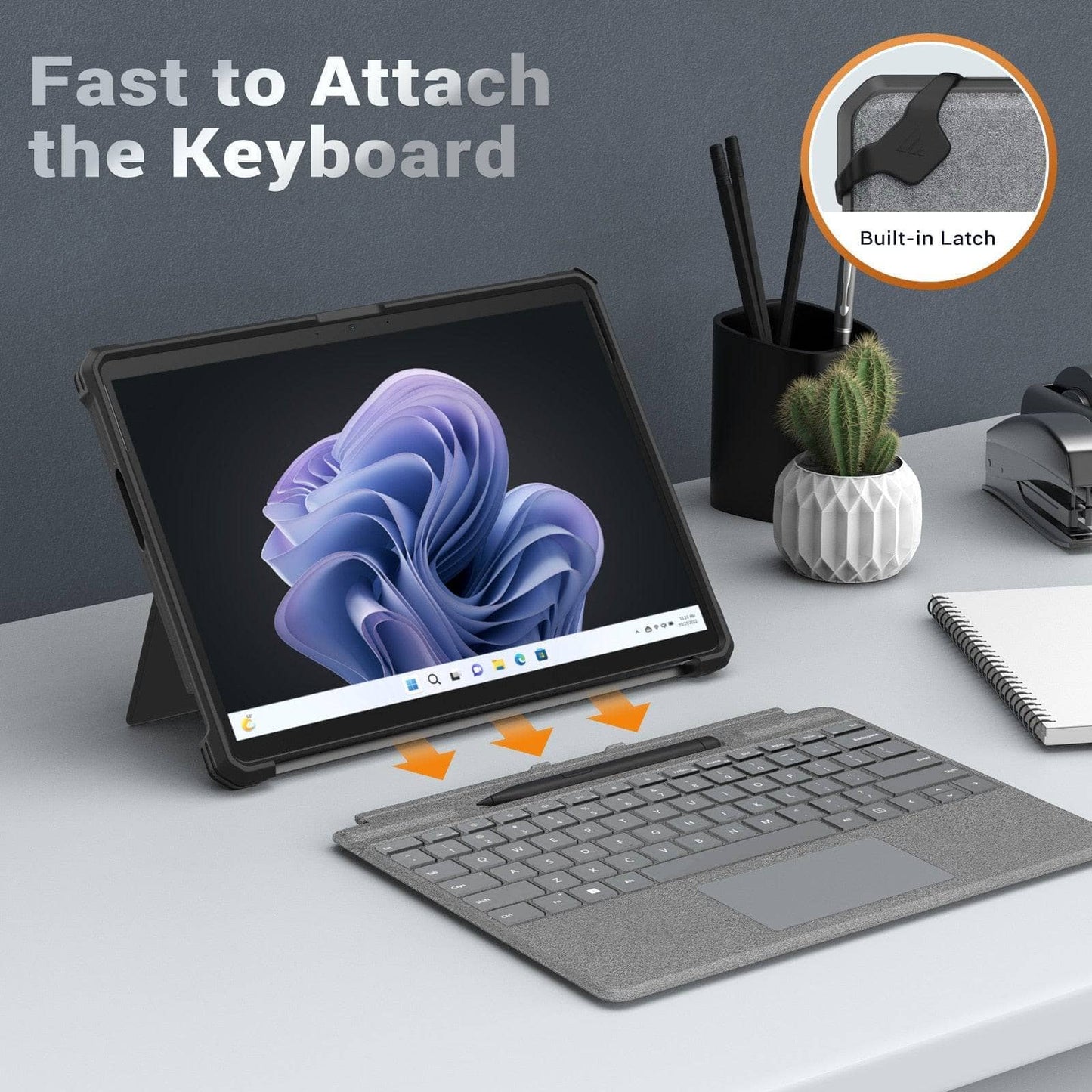 Case for Microsoft Surface Pro 9 / Pro 9 5G 13-Inch 2022 Protective Rugged Cover-Surface Pro Case-Generic-www.PhoneGuy.com.au
