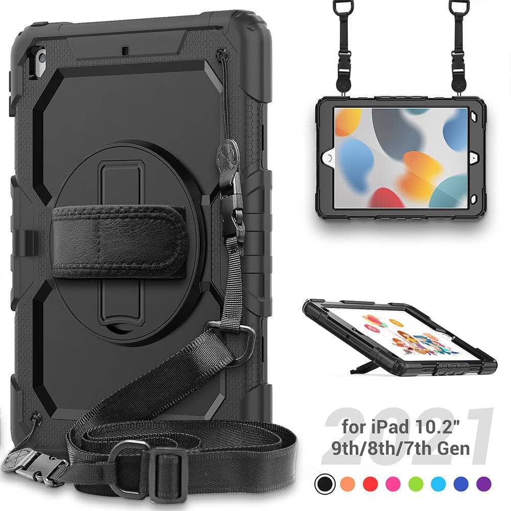DANYCASE Heavy Duty iPad Case For 10.2 9th Generation Cover For 2018 iPad 9.7 Air 3 4 10.9 2021 Pro 11 12.9 Mini 6 5-iPad Case-DANYCASE-www.PhoneGuy.com.au