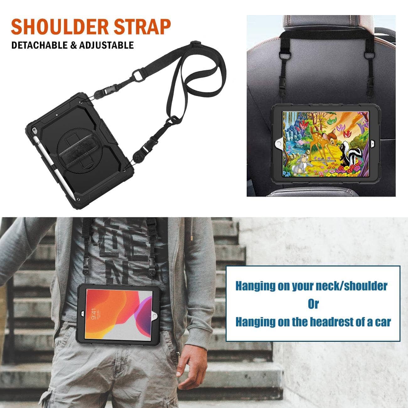 DANYCASE Heavy Duty iPad Case For 10.2 9th Generation Cover For 2018 iPad 9.7 Air 3 4 10.9 2021 Pro 11 12.9 Mini 6 5-iPad Case-DANYCASE-www.PhoneGuy.com.au