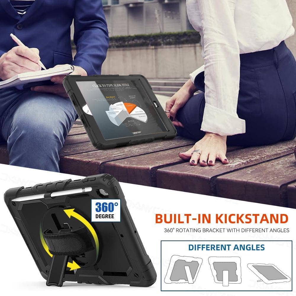 DANYCASE Heavy Duty iPad Case For 10.2 9th Generation Cover For 2018 iPad 9.7 Air 3 4 10.9 2021 Pro 11 12.9 Mini 6 5-iPad Case-DANYCASE-www.PhoneGuy.com.au