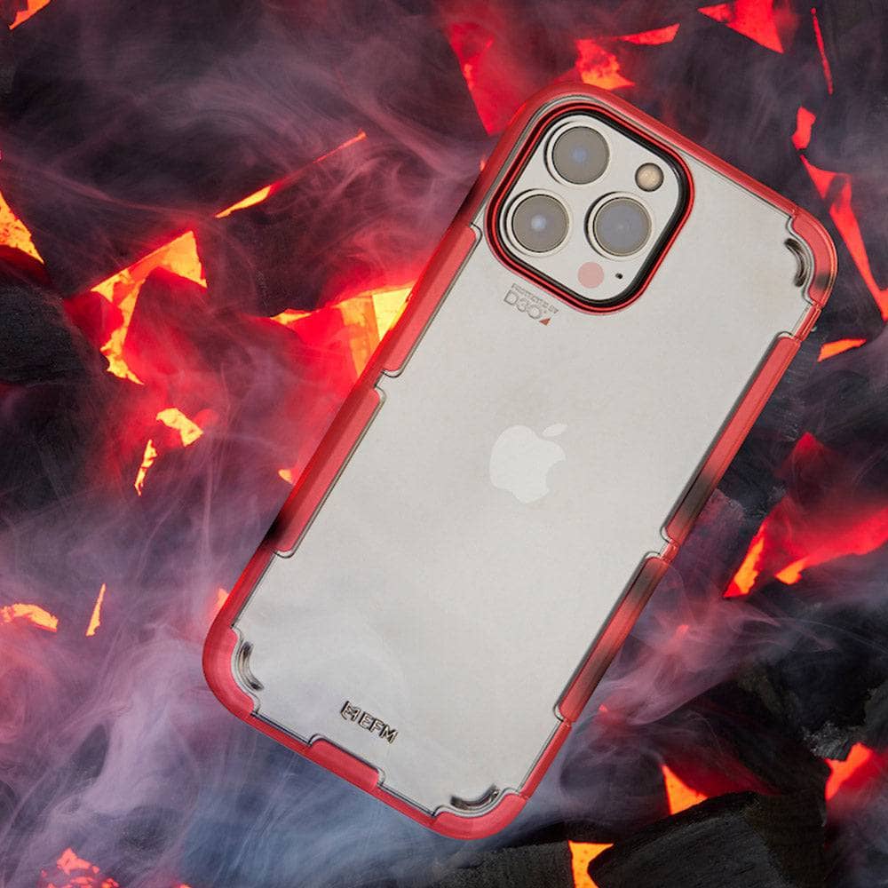 EFM Cayman Case Armour with D3O Crystalex - For iPhone 13 Pro (6.1" Pro) - Thermo Fire-Cases - Cases-EFM-www.PhoneGuy.com.au