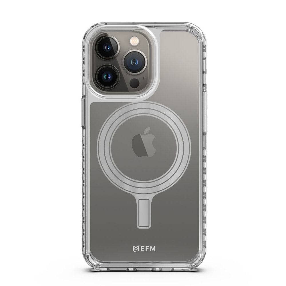 EFM Zurich Flux Case Armour Compatible with MagSafe - For iPhone 13 Pro Max (6.7") - Frost Clear-Cases - Cases-EFM-www.PhoneGuy.com.au