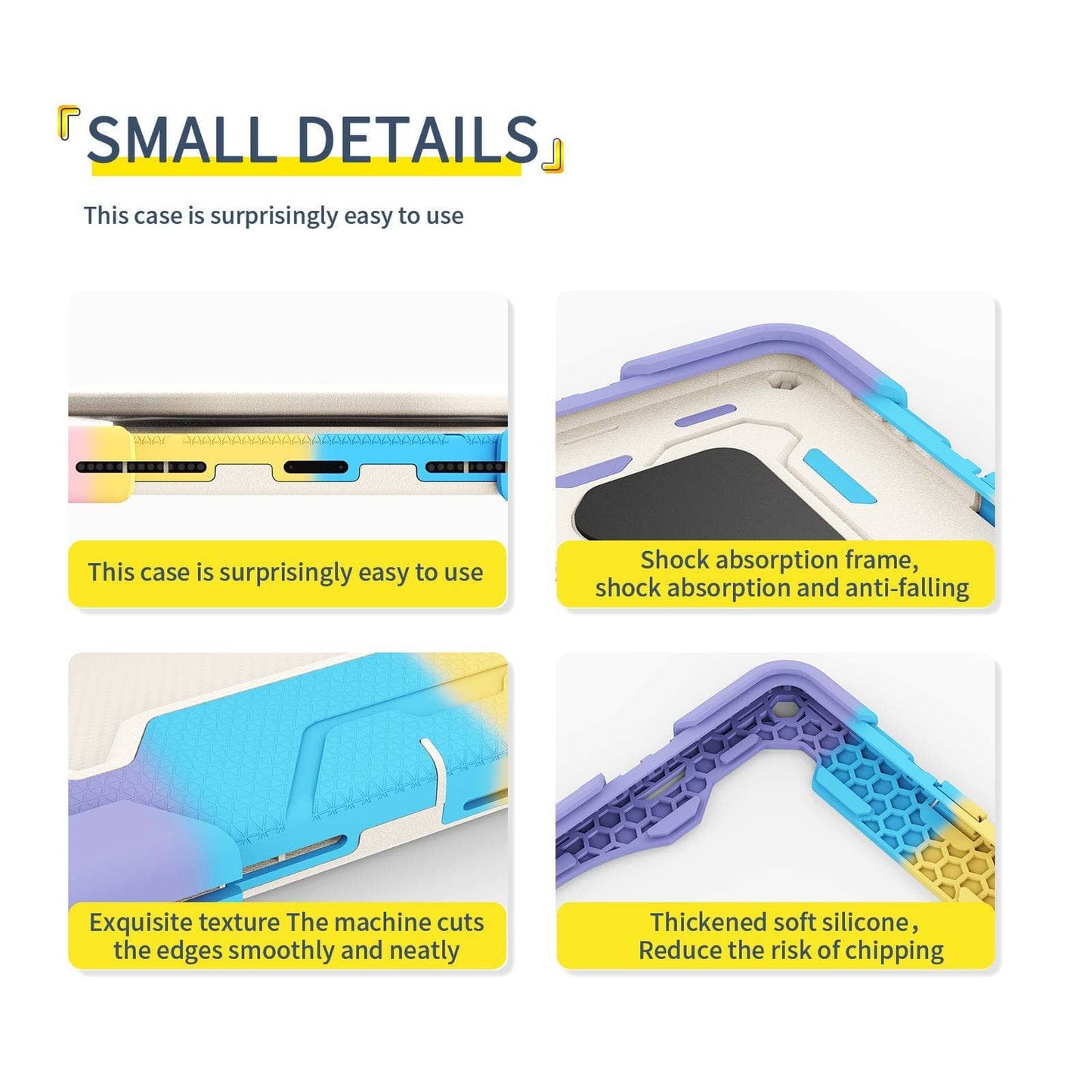 For iPad Pro 11 2021 Air 4 10.9 inch Case For iPad Air 5 2022 Heavy Duty Cover 360°Rotation Shockproof Kids Silicon Tablet Cover-iPad Case-iPadXERO-www.PhoneGuy.com.au