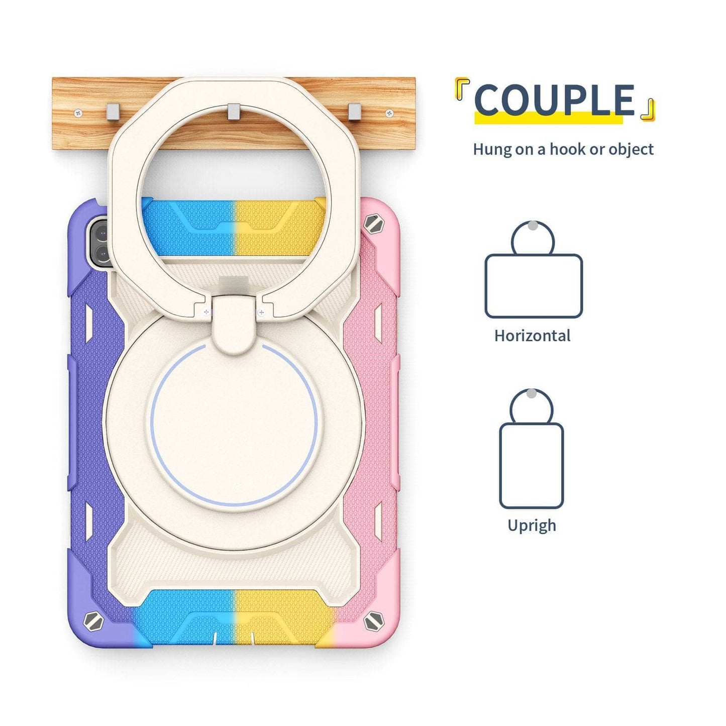 For iPad Pro 11 2021 Air 4 10.9 inch Case For iPad Air 5 2022 Heavy Duty Cover 360°Rotation Shockproof Kids Silicon Tablet Cover-iPad Case-iPadXERO-www.PhoneGuy.com.au