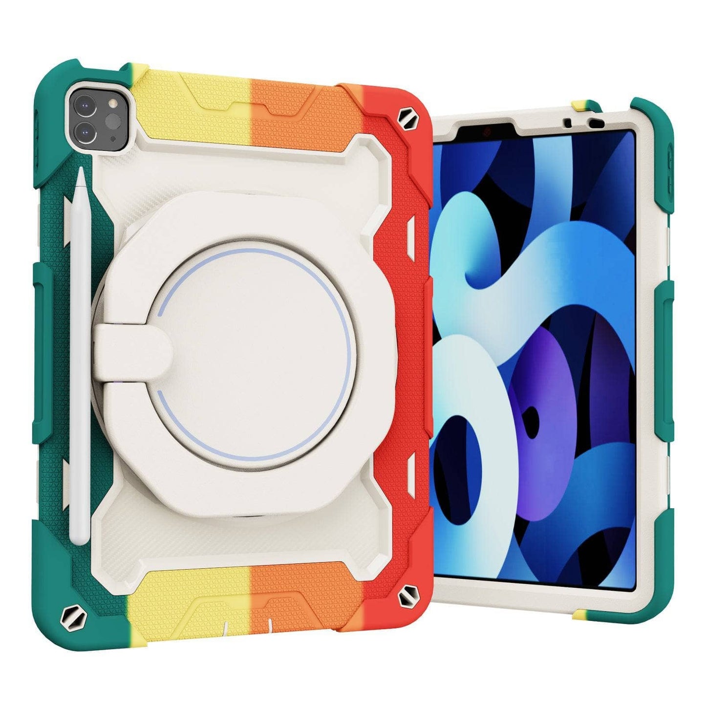 For iPad Pro 11 2021 Air 4 10.9 inch Case For iPad Air 5 2022 Heavy Duty Cover 360°Rotation Shockproof Kids Silicon Tablet Cover-iPad Case-iPadXERO-www.PhoneGuy.com.au