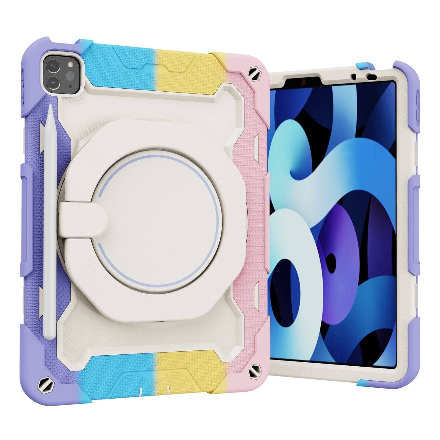 For iPad Pro 11 2021 Air 4 10.9 inch Case For iPad Air 5 2022 Heavy Duty Cover 360°Rotation Shockproof Kids Silicon Tablet Cover-iPad Case-iPadXERO-www.PhoneGuy.com.au