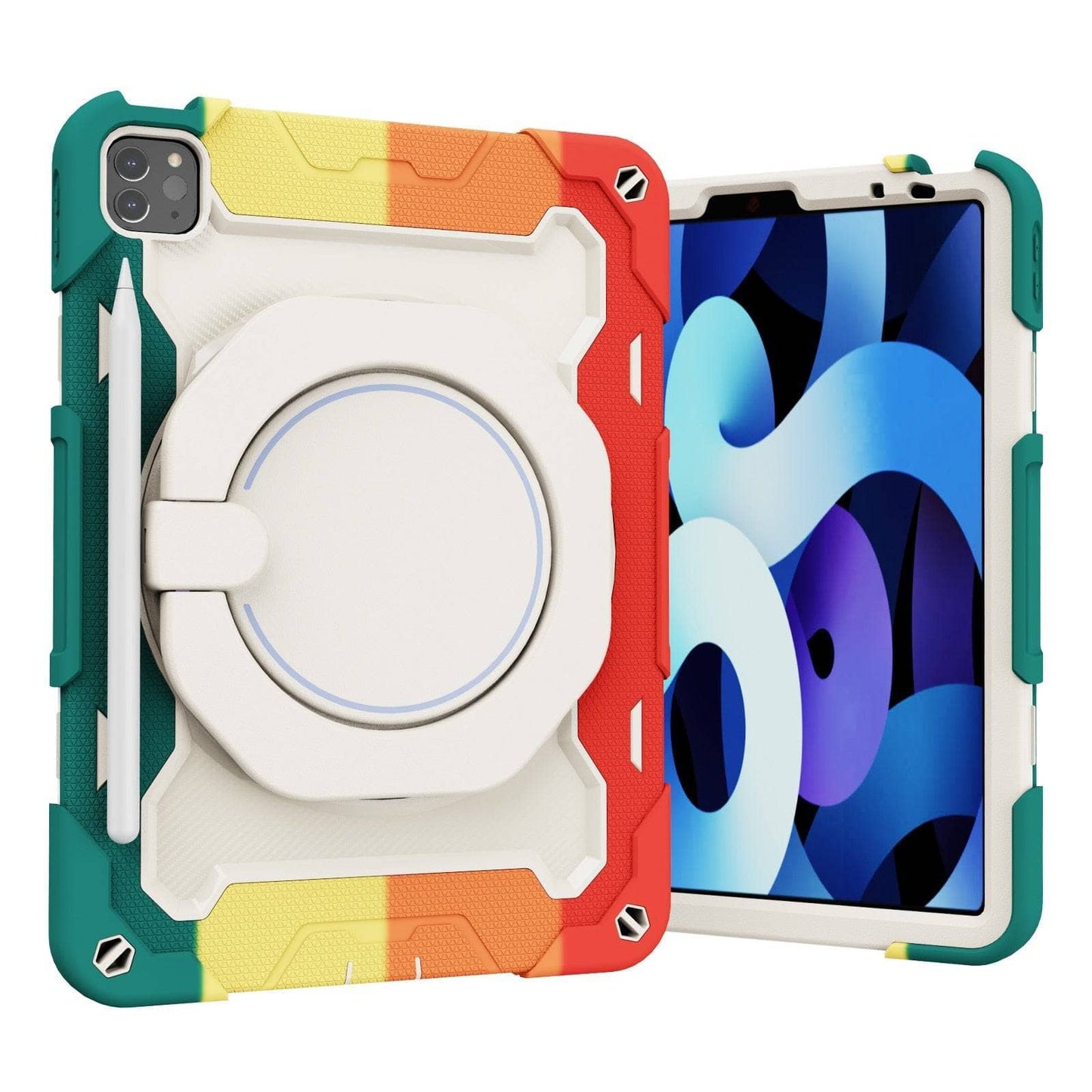 For iPad Pro 11 2021 Air 4 10.9 inch Case For iPad Air 5 2022 Heavy Duty Cover 360°Rotation Shockproof Kids Silicon Tablet Cover-iPad Case-iPadXERO-www.PhoneGuy.com.au