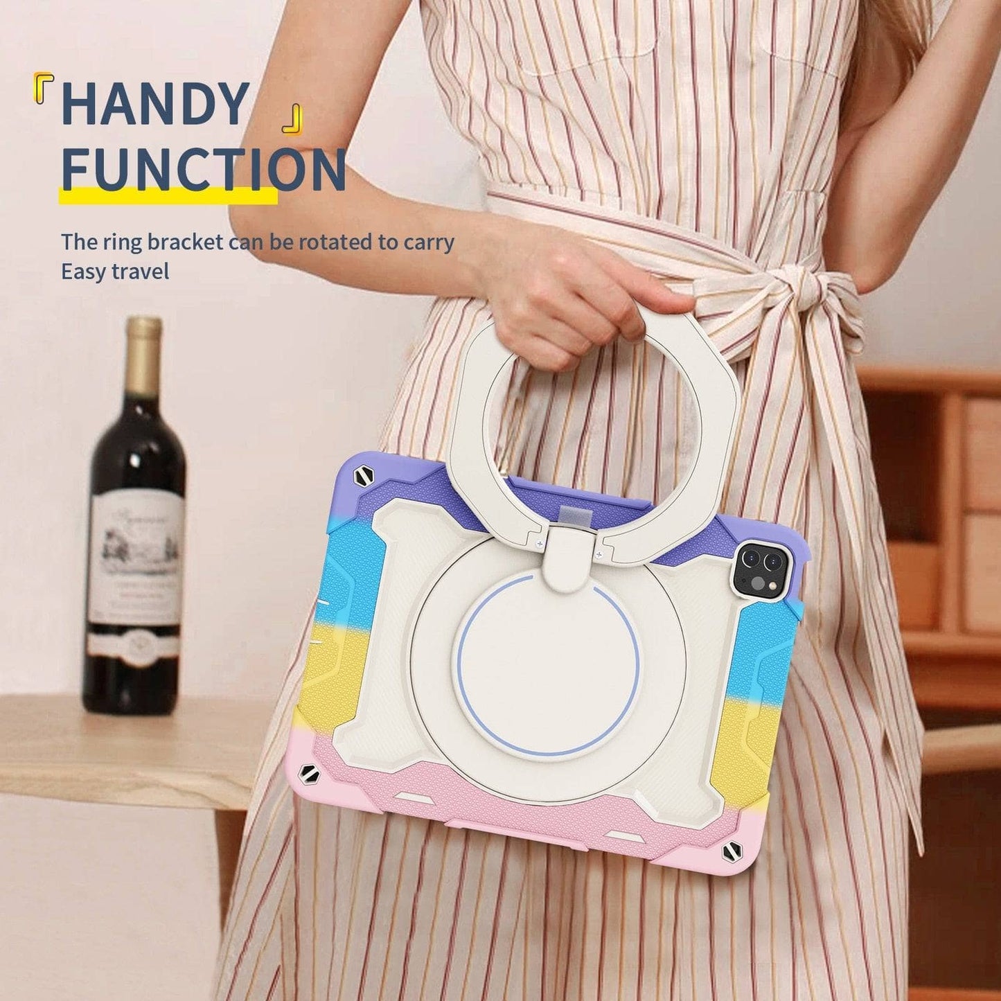 For iPad Pro 11 2021 Air 4 10.9 inch Case For iPad Air 5 2022 Heavy Duty Cover 360°Rotation Shockproof Kids Silicon Tablet Cover-iPad Case-iPadXERO-www.PhoneGuy.com.au