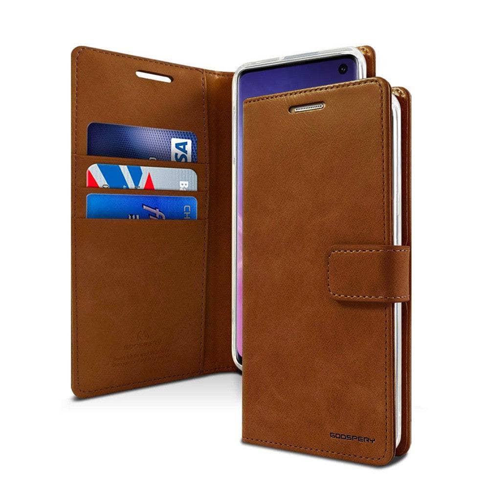 Goospery Blue Moon Diary for Samsung Galaxy S10/10+ Folio Wallet Case-Phone Case-Goospery-www.PhoneGuy.com.au