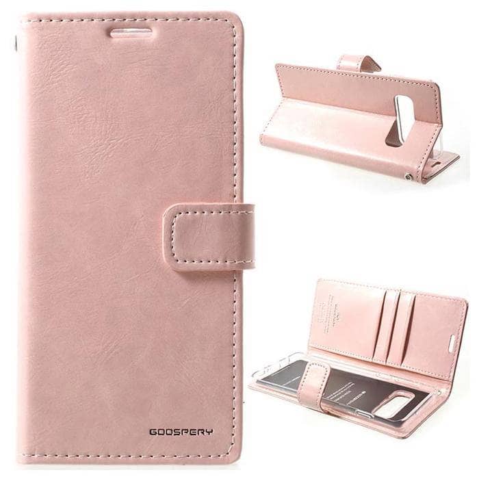 Goospery Blue Moon Diary for Samsung Galaxy S10/10+ Folio Wallet Case-Phone Case-Goospery-www.PhoneGuy.com.au