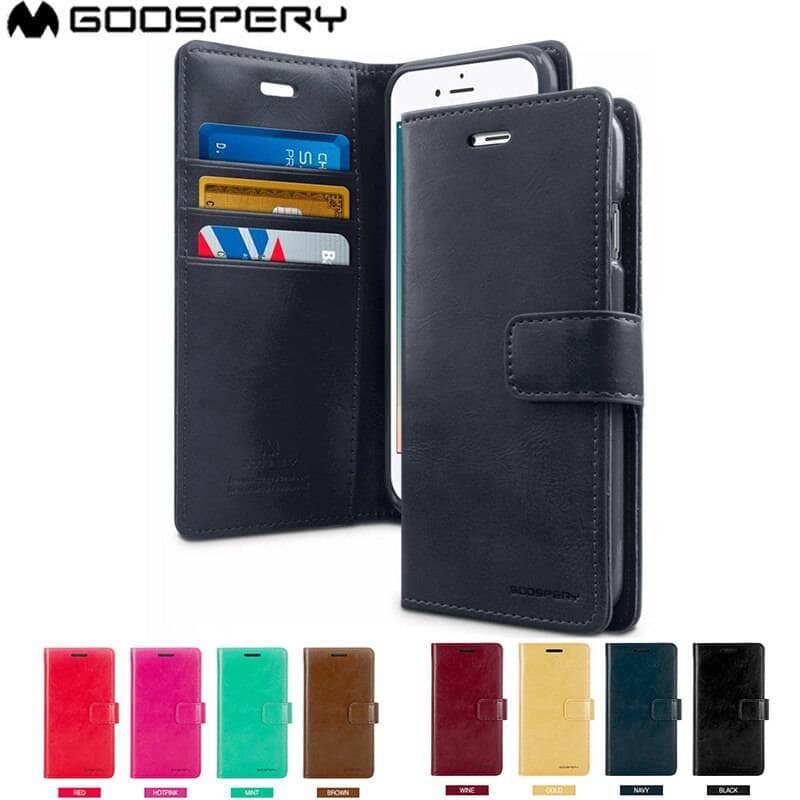 Goospery Blue Moon Diary for Samsung Galaxy S10/10+ Folio Wallet Case-Phone Case-Goospery-www.PhoneGuy.com.au