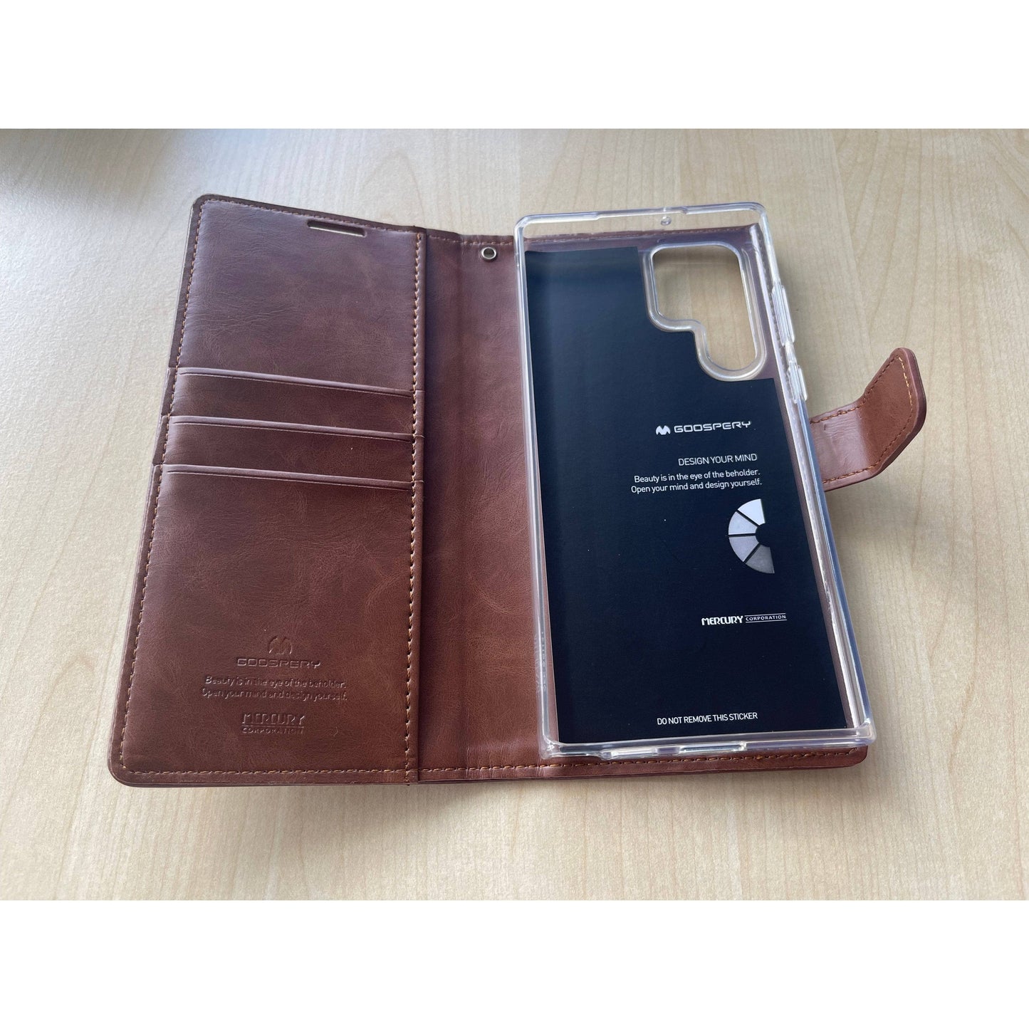 Goospery Blue Moon Diary for Samsung Galaxy S22 Ultra S22 S22+-Phone Case-Goospery-www.PhoneGuy.com.au