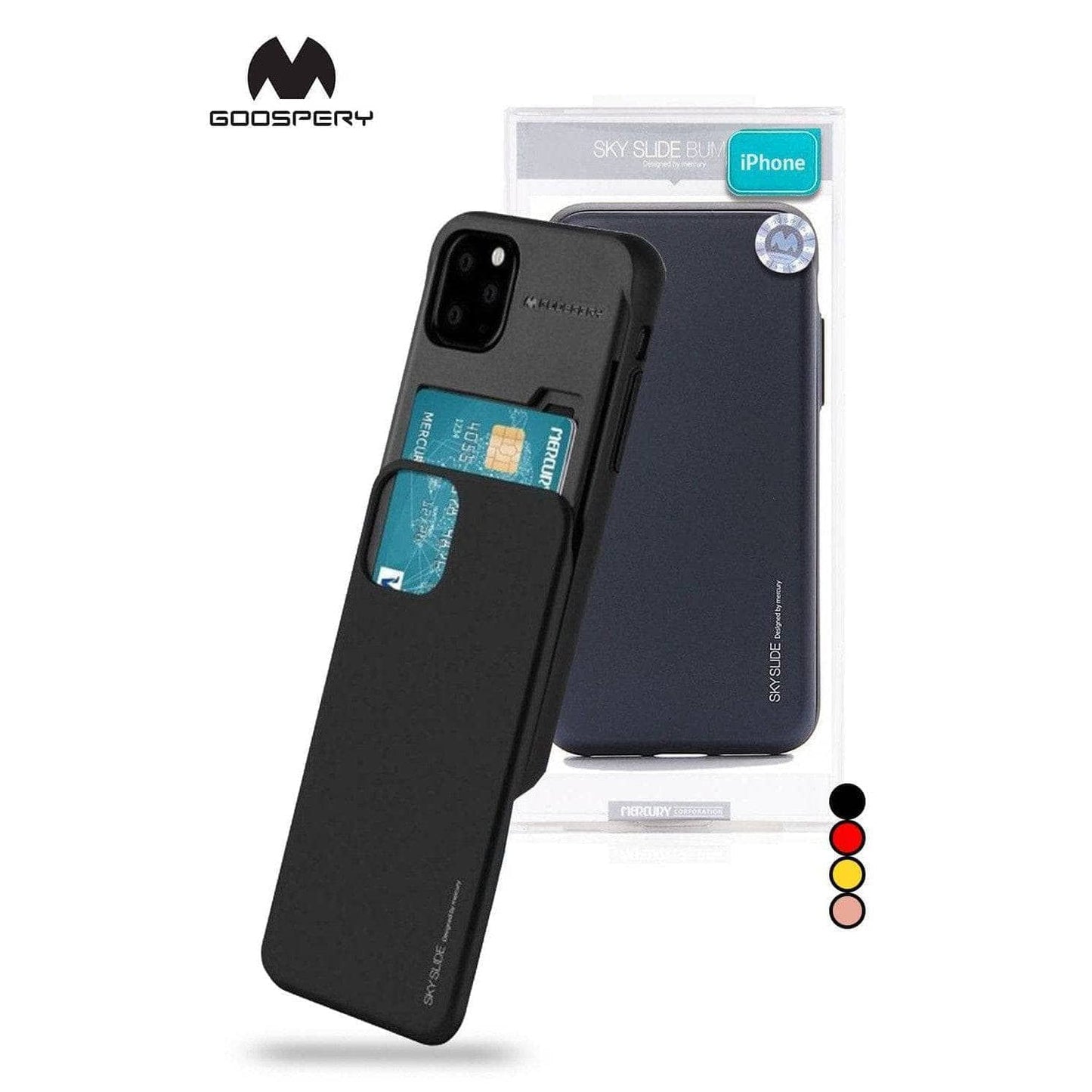 Goospery Mercury Sky Slide Bumper Case For iPhone 14 Pro Max-Phone Case-Case & Gear - phoneguy.com.au-www.PhoneGuy.com.au