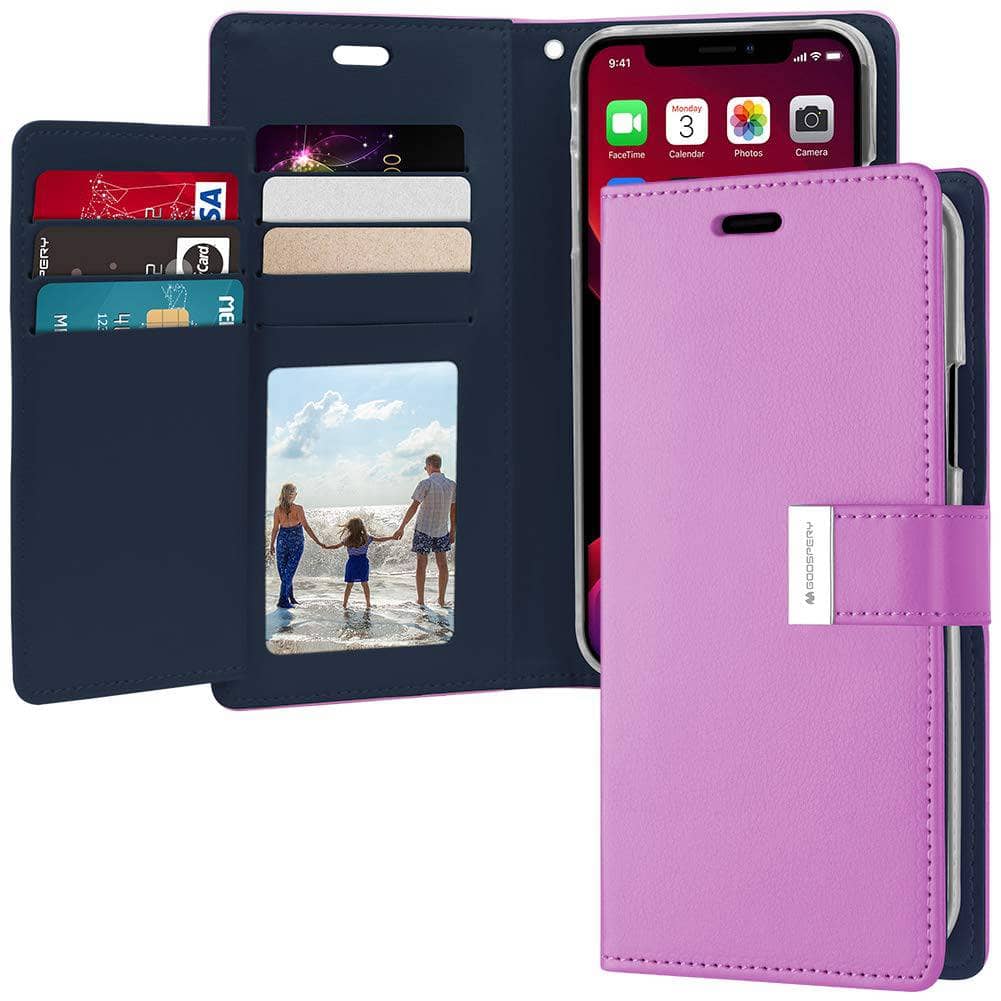 Goospery Rich Diary Case for iPhone 12 Pro Max iPhone 12 Pro 12 Mini Folio-Phone Case-Goospery-www.PhoneGuy.com.au