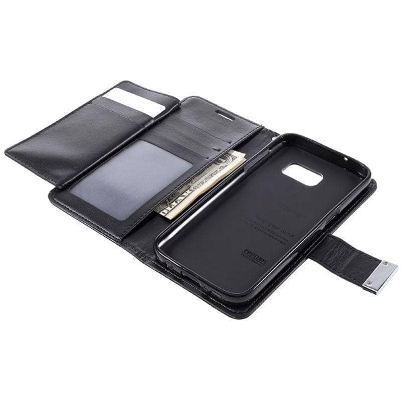 Goospery Rich Diary Folio Extra Flap Case for iPhone Xs Max/ XR/ iPhone 8 Plus-Phone Case-Goospery-www.PhoneGuy.com.au