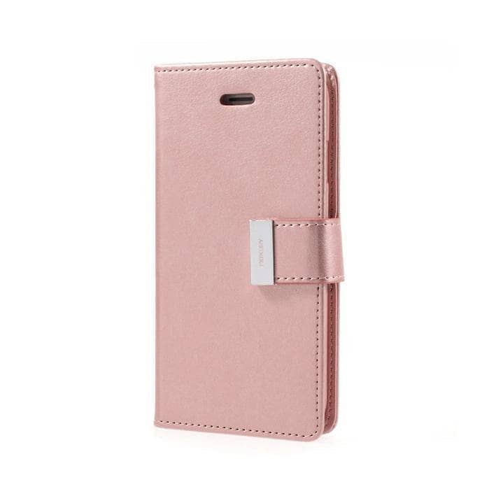 Goospery Rich Diary Folio Extra Flap Case for iPhone Xs Max/ XR/ iPhone 8 Plus-Phone Case-Goospery-www.PhoneGuy.com.au