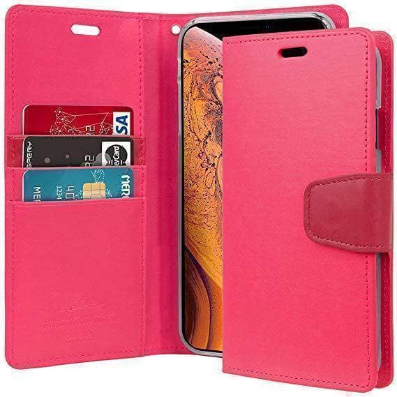 Goospery Sonata Diary Case for iPhone Xs Max Xr Wallet Flip Cards Faux Leather-Phone Case-Goospery-www.PhoneGuy.com.au