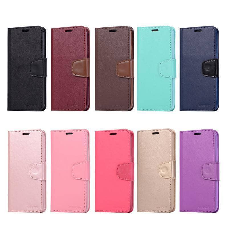 Goospery Sonata Diary Case for iPhone Xs Max Xr Wallet Flip Cards Faux Leather-Phone Case-Goospery-www.PhoneGuy.com.au