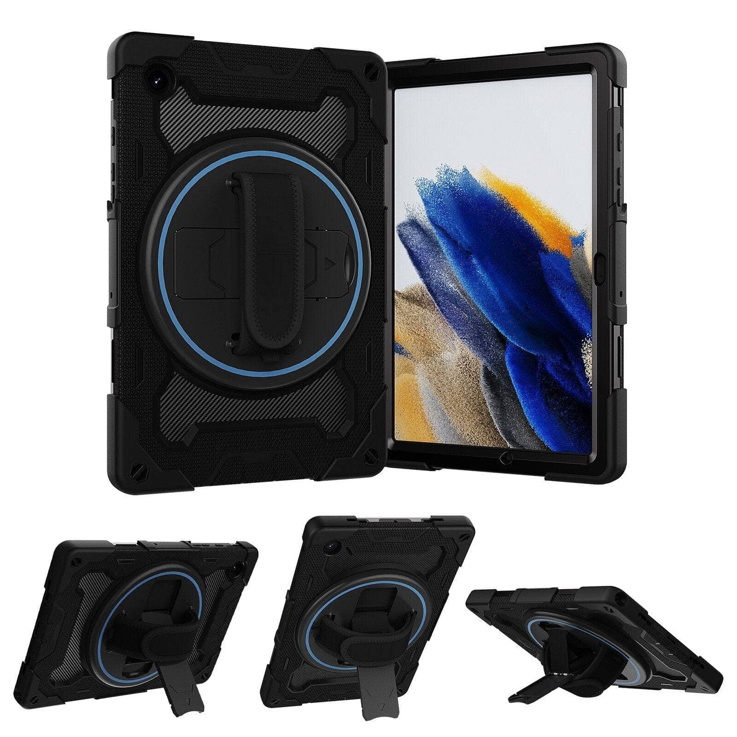 Heavy Duty Case For Samsung Galaxy Tab A8 10.5 inch 2021 X200 X205 Case Shock Proof Full Body Kids Children Safe Tablet Cover-Tablet Case-MASCOTS-www.PhoneGuy.com.au