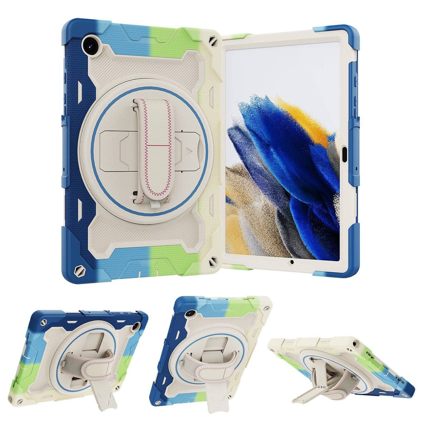 Heavy Duty Case For Samsung Galaxy Tab A8 10.5 inch 2021 X200 X205 Case Shock Proof Full Body Kids Children Safe Tablet Cover-Tablet Case-MASCOTS-www.PhoneGuy.com.au