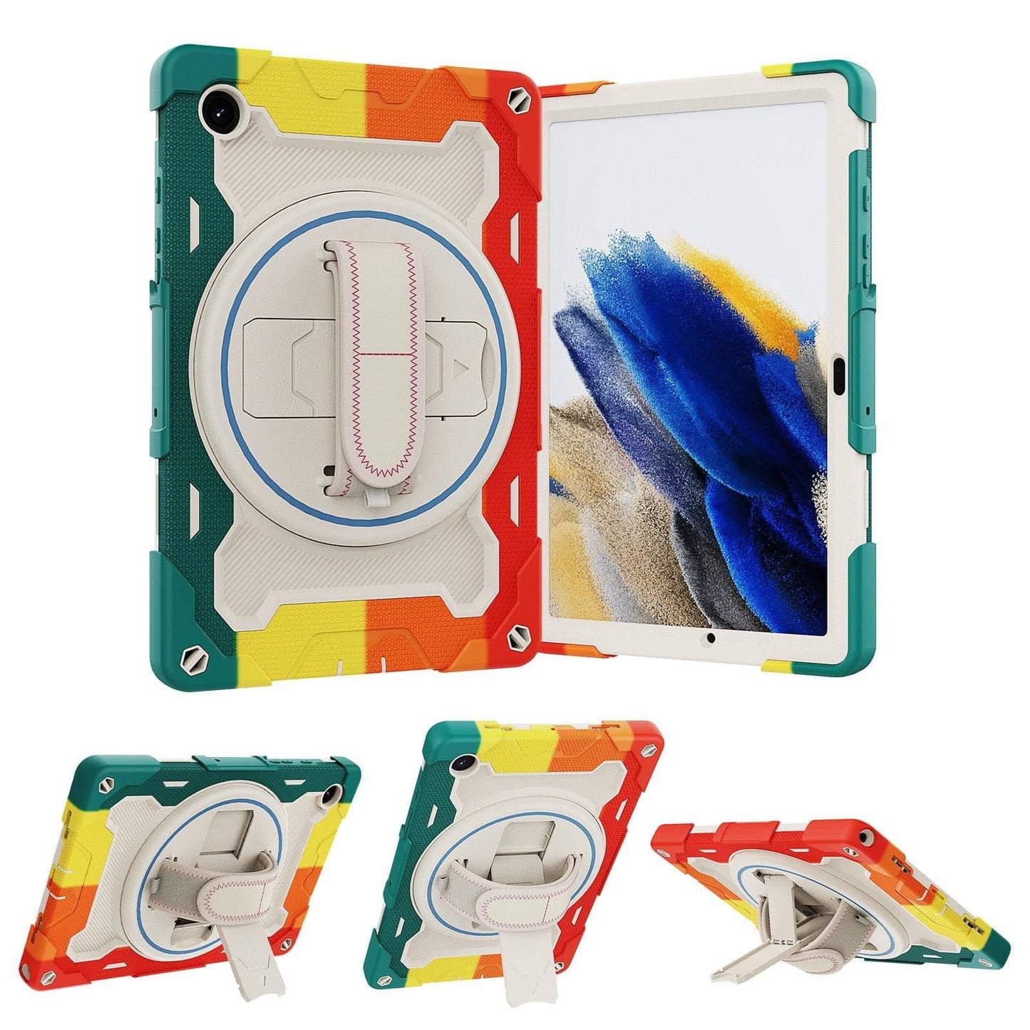 Heavy Duty Case For Samsung Galaxy Tab A8 10.5 inch 2021 X200 X205 Case Shock Proof Full Body Kids Children Safe Tablet Cover-Tablet Case-MASCOTS-www.PhoneGuy.com.au